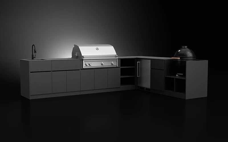 L-Shape-Full-Aluminium-Powder-Coated-Outdoor-Kitchen-Cabinet